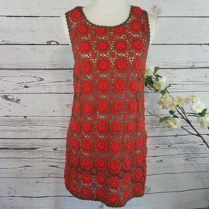 Free People Crochet Boho Dress Small